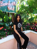 Heritage Crest Fitted T-Shirt - Black