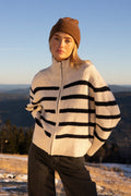Lilly Wool Beanie - Brown Melange
