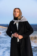 Victoria Wool Scarf - Grey Melange