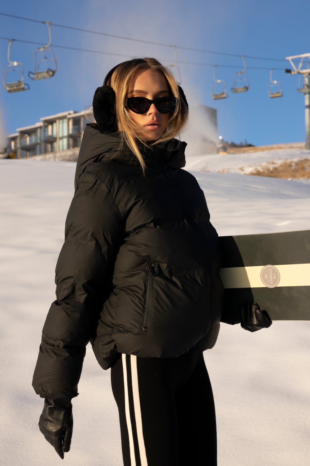 Maud Puffer Jacket - Svart