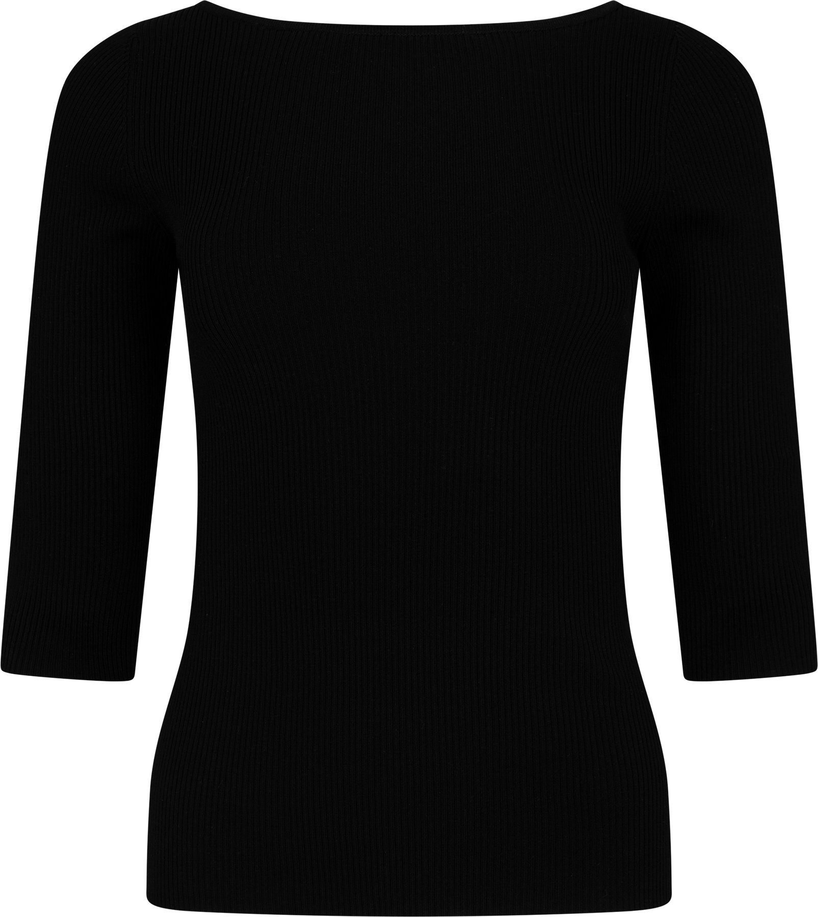 Corine Crop Sleeve Top - Svart