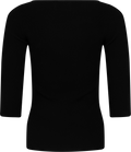Corine Crop Sleeve Top - Svart