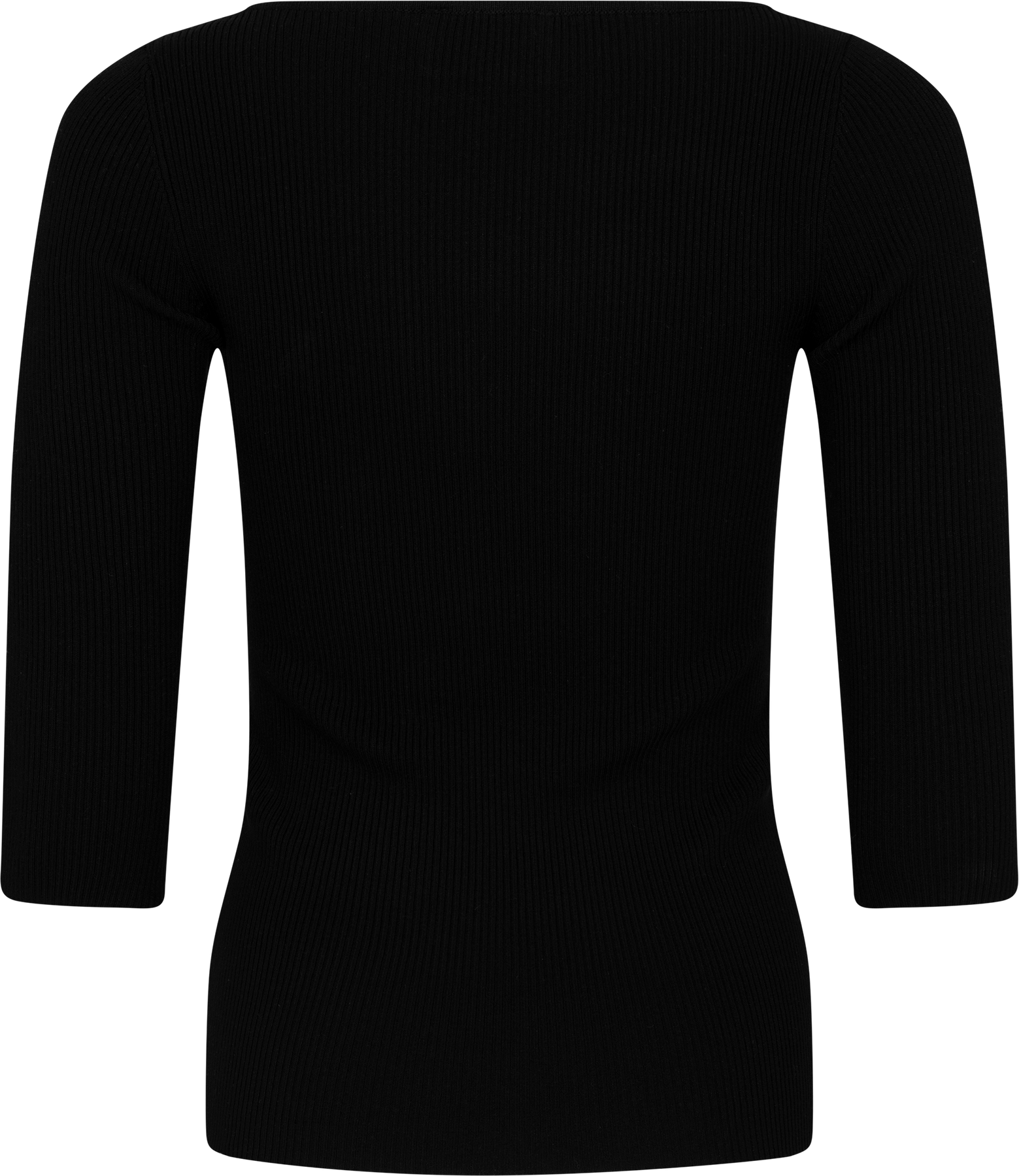 Corine Crop Sleeve Top - Svart