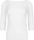Corine Crop Sleeve Top - Off White