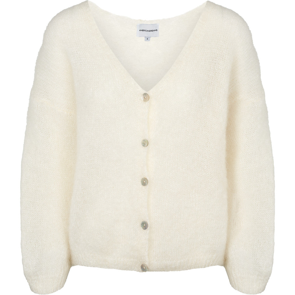Cornelia LS Cardigan - Vit