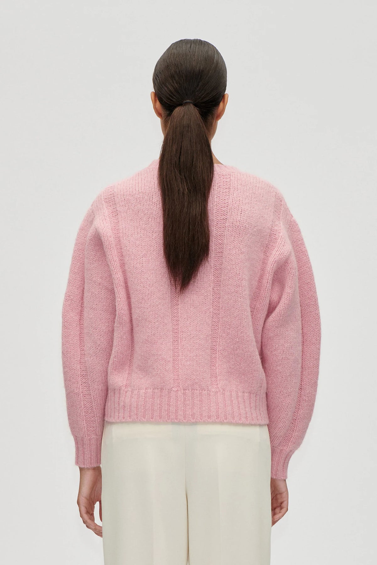 Crewneck Motif Sweater - Ljusrosa