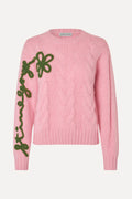 Crewneck Motif Sweater - Ljusrosa