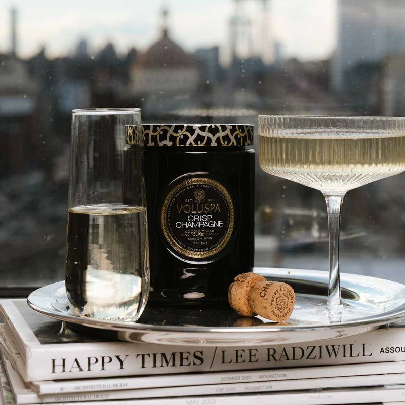 Large Jar Candle - Crisp Champagne