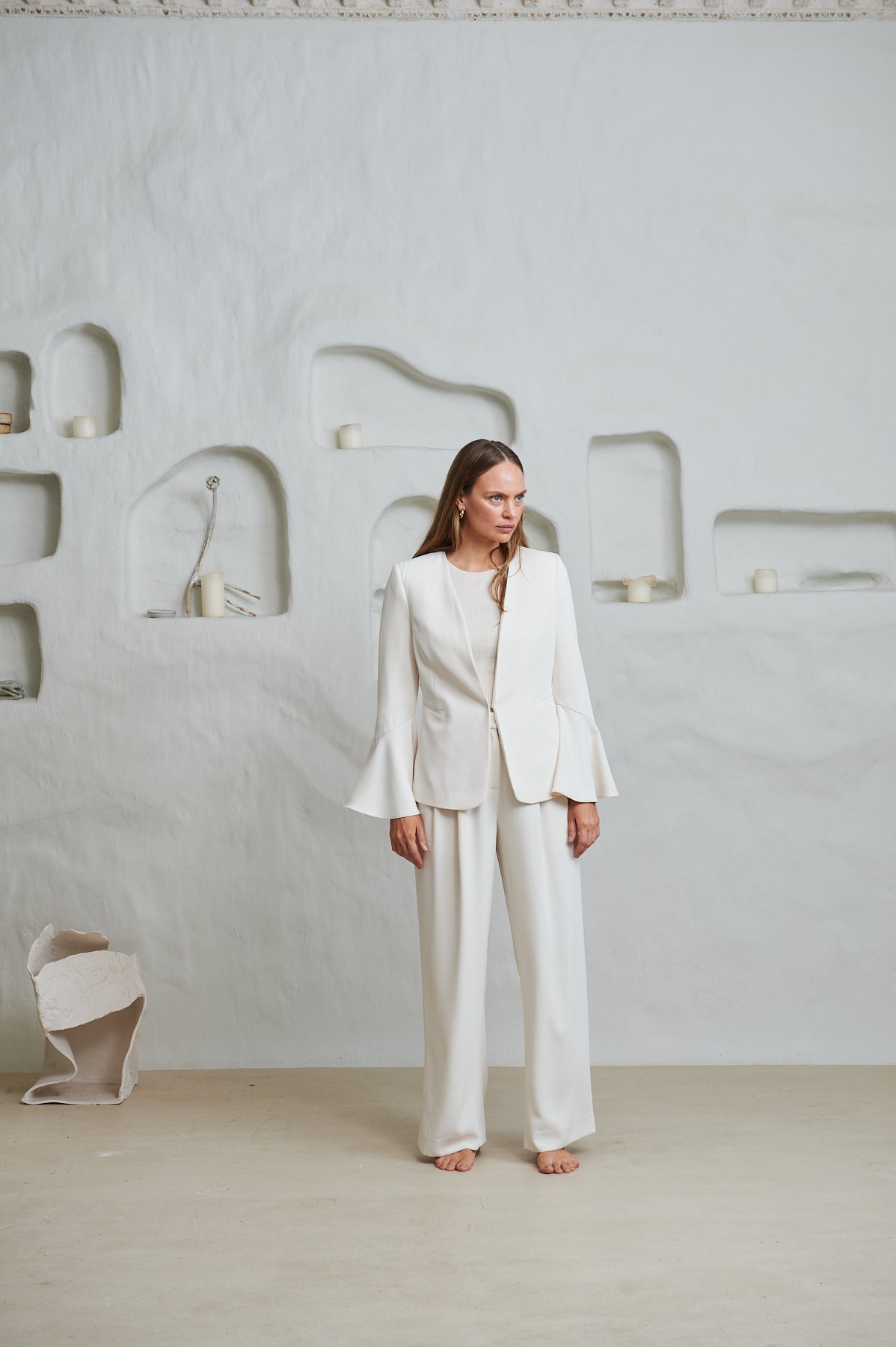 Cyrene Crepe - Cream