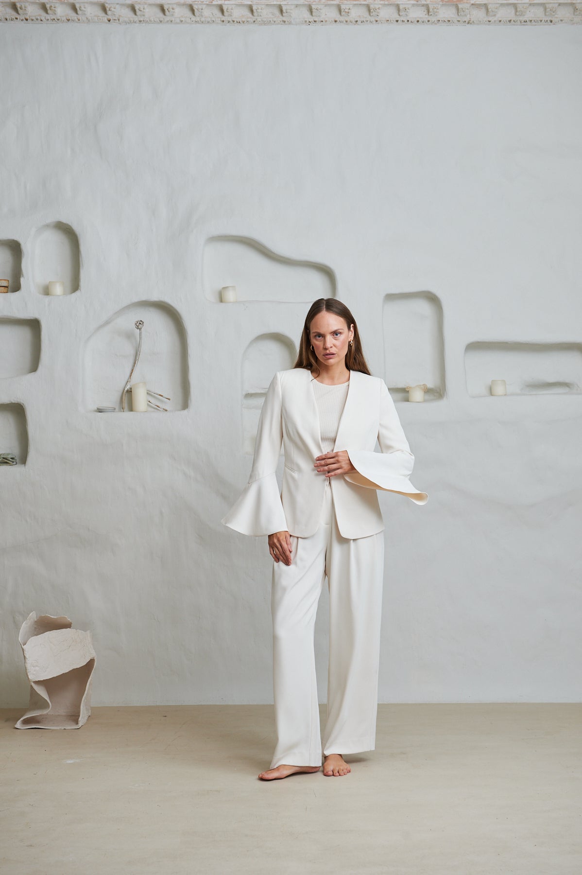 Cyrene Crepe - Cream