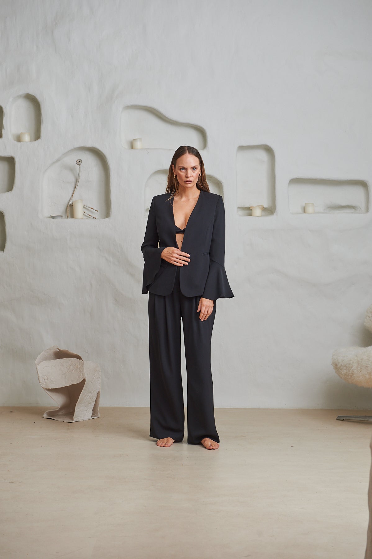 Cyrene Crepe - Black