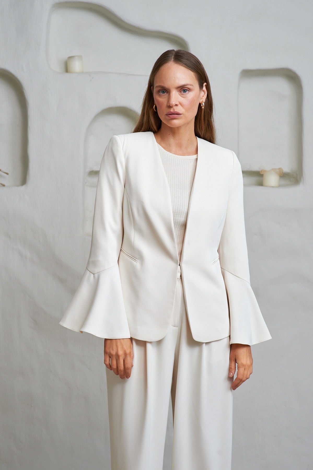 Cyrene Crepe - Cream
