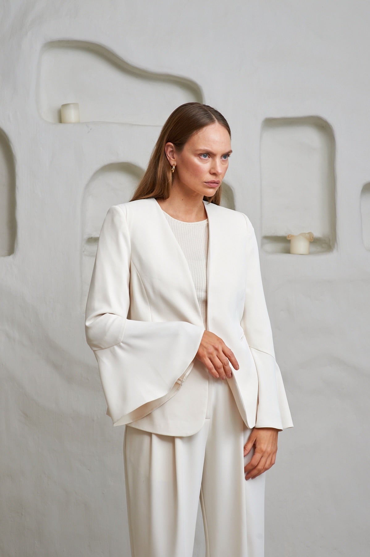 Cyrene Crepe - Cream