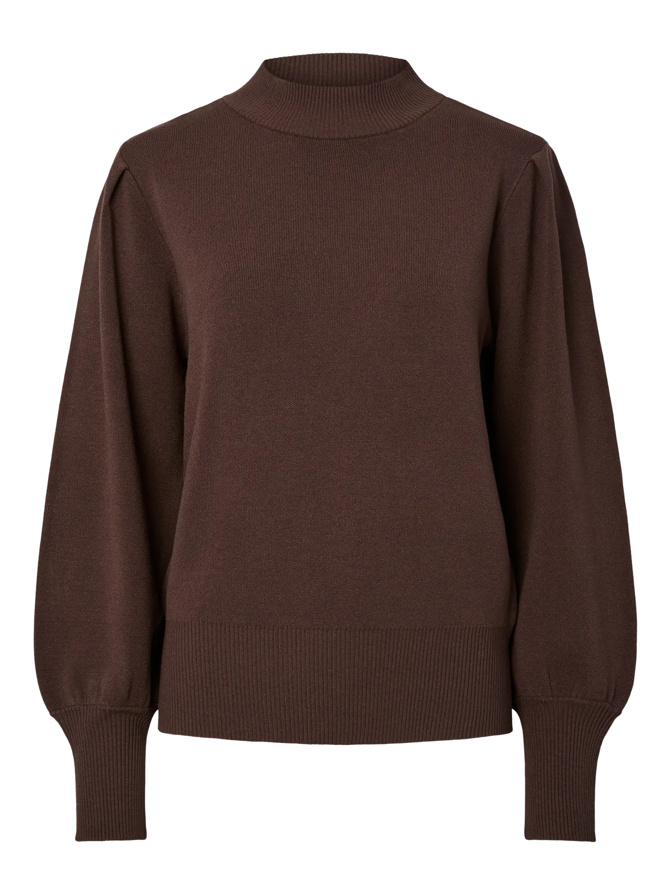 Yasfonny Ls Knit Pullover - Chocolate Brown