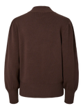 Yasfonny Ls Knit Pullover - Chocolate Brown