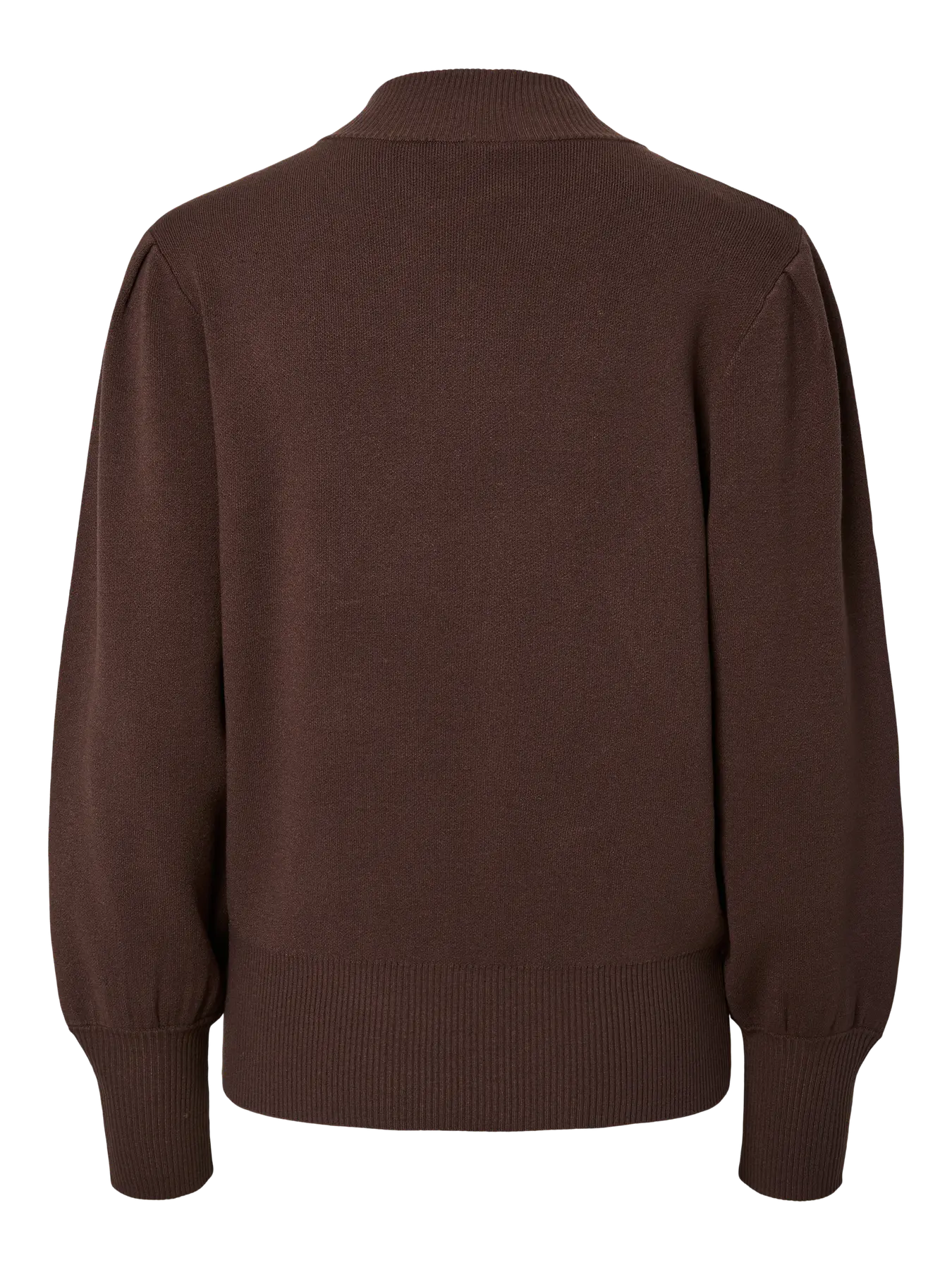 Yasfonny Ls Knit Pullover - Chocolate Brown