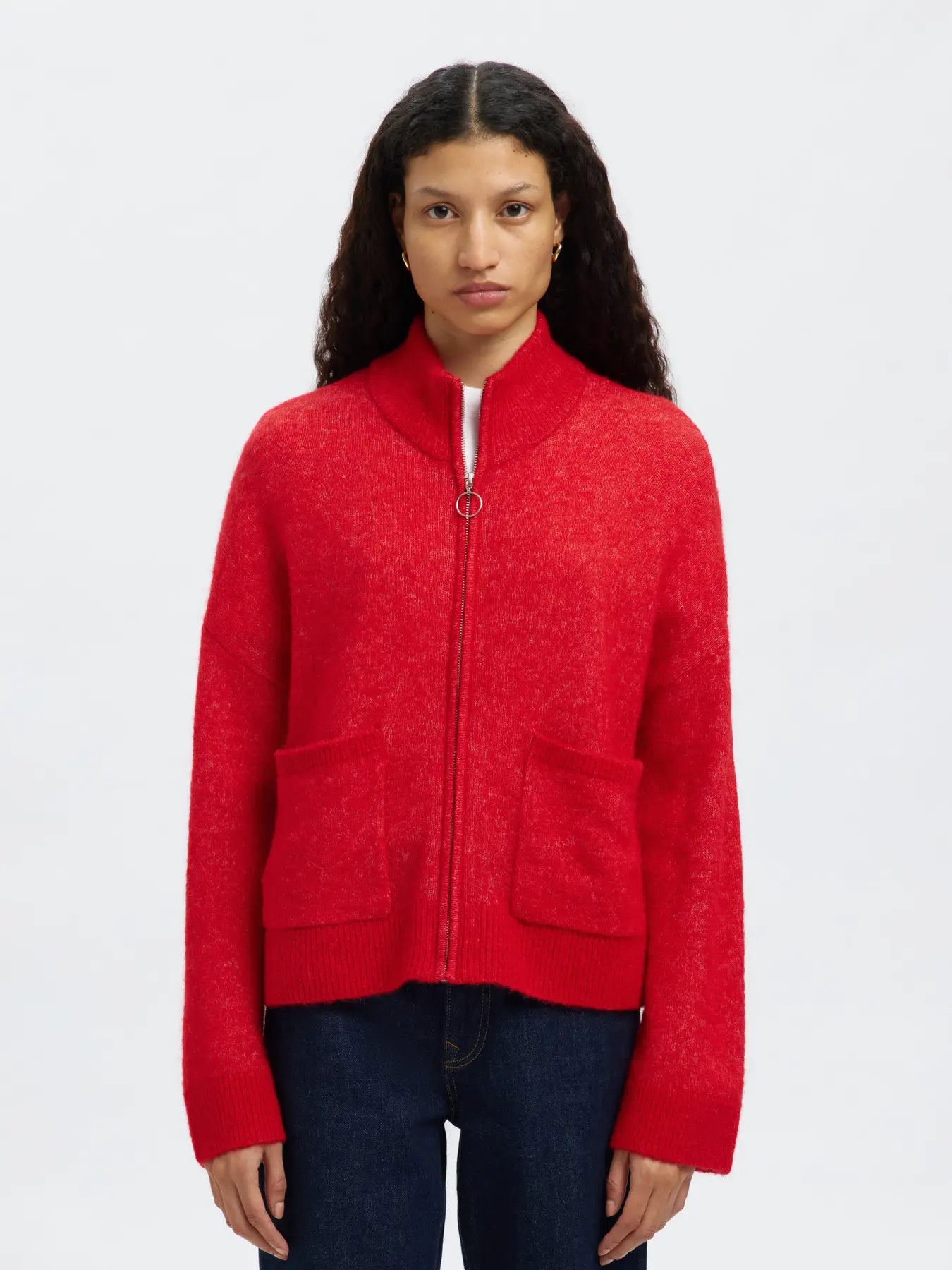 Sia Ras Kofta med Dragkedja - Equestrian Red