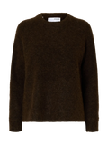 Lulu Ls Knit O-Neck - Delicioso Melange