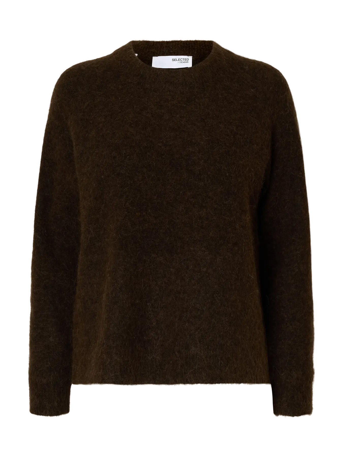 Lulu Ls Knit O-Neck - Delicioso Melange