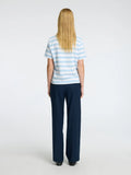 Essential Ss Striped Boxy Tee Noos - Cashmere Blue/Bright White - Wide