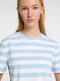 Essential Ss Striped Boxy Tee Noos - Cashmere Blue/Bright White - Wide