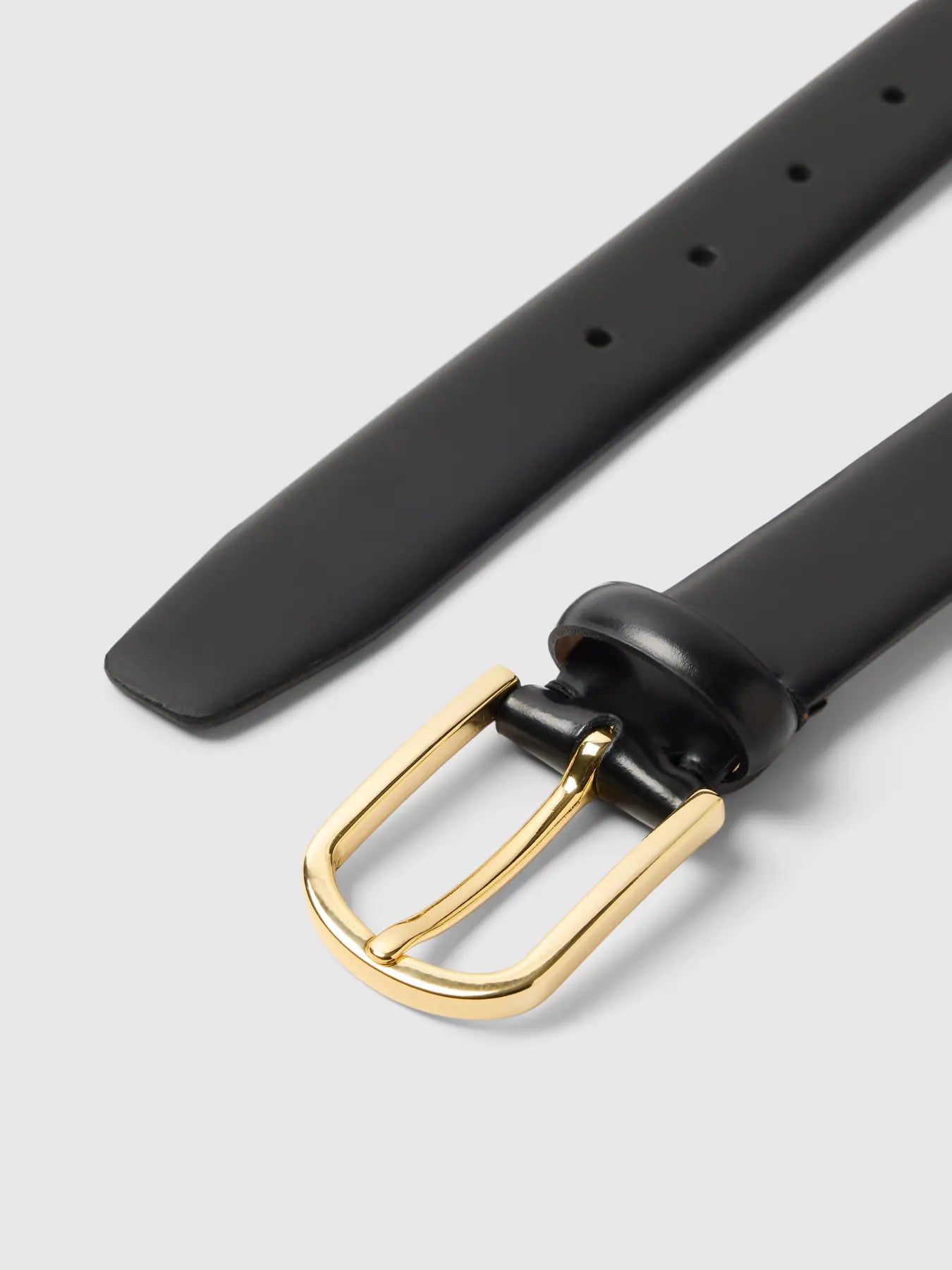 Iona Leather Belt - Black