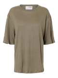 Vilja Linen T-shirt - Vetiver