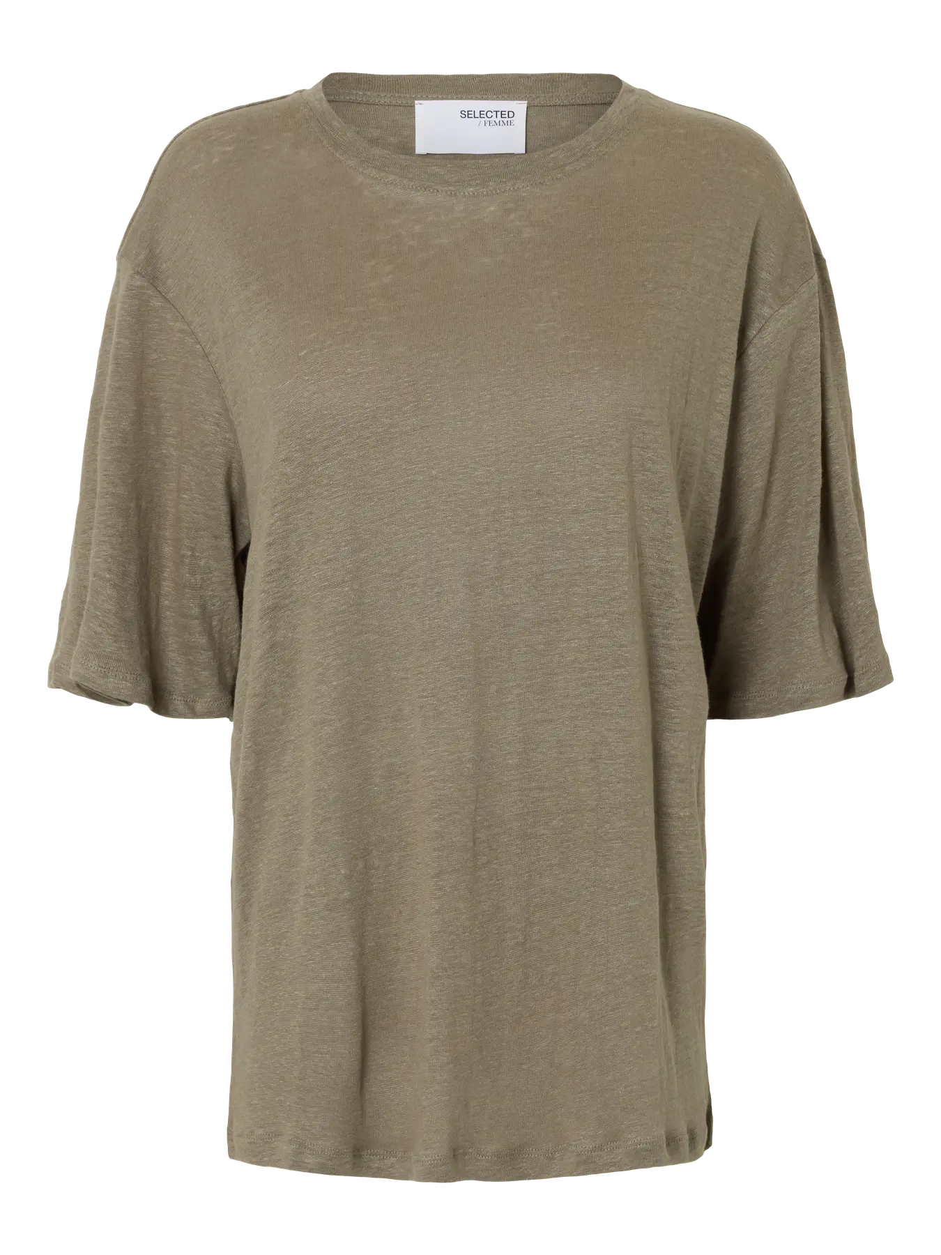 Vilja Linen T-shirt - Vetiver