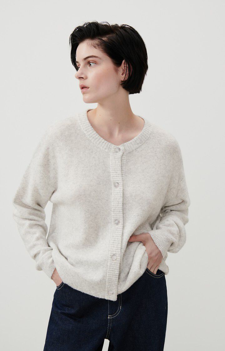 Damsville Cardigan - Heather Grey Grisch