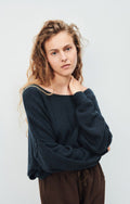 Damsville - Navy Blue Chine Noir