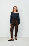 Damsville - Navy Blue Chine Noir