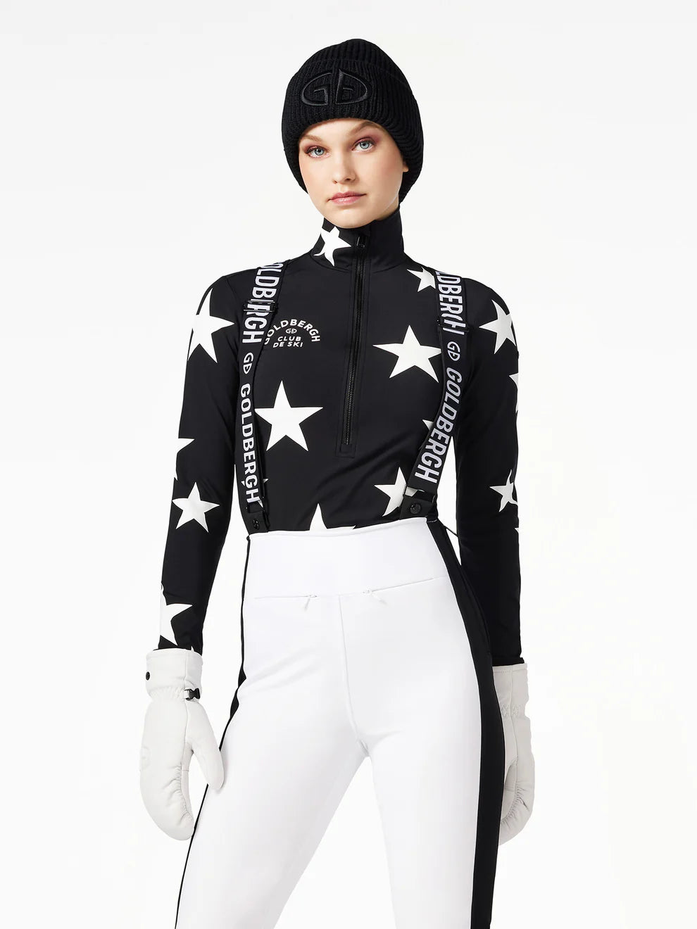 Galactique Ski Pully - Black/White