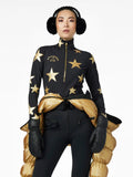 Galactique Ski Pully - Black/Gold