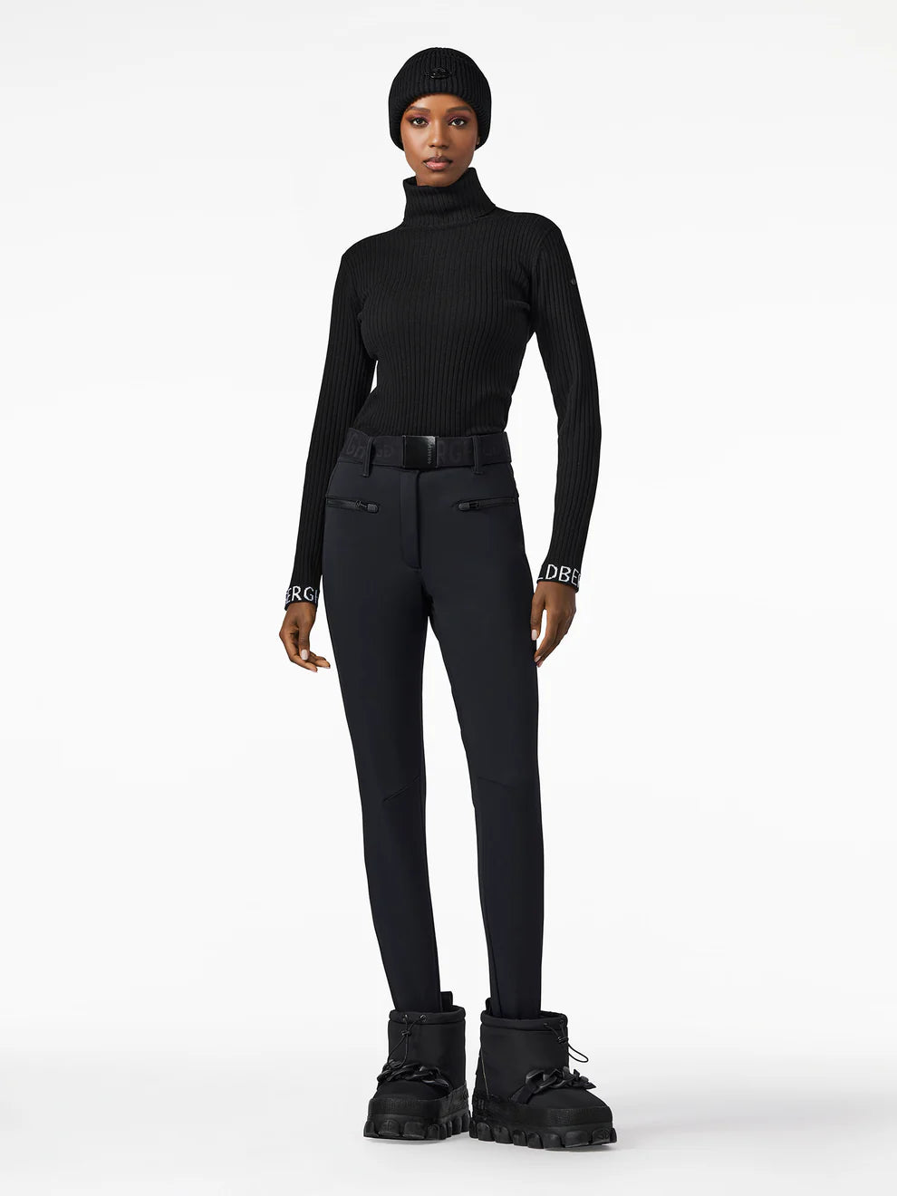 Mira Long Sleeve Knit Sweater - Svart