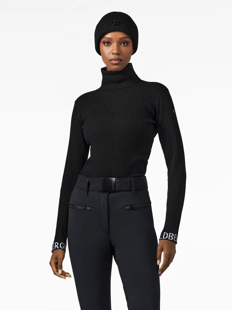 Mira Long Sleeve Knit Sweater - Svart