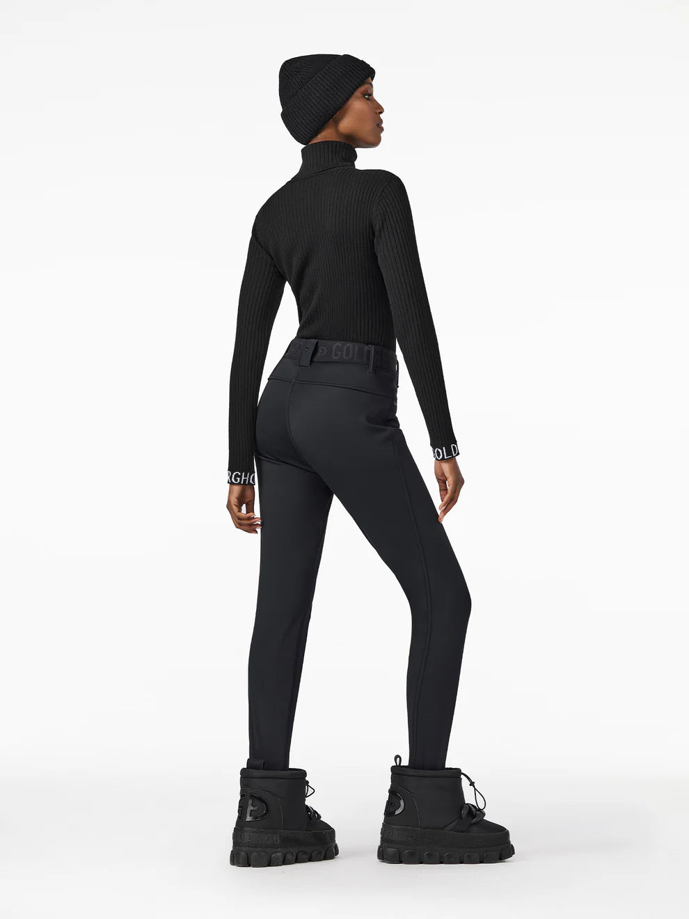 Mira Long Sleeve Knit Sweater - Svart