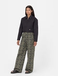 Lined Eisenhower Cropped W Rec - Black
