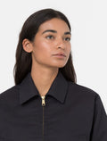 Lined Eisenhower Cropped W Rec - Black