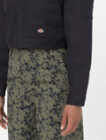 Lined Eisenhower Cropped W Rec - Black