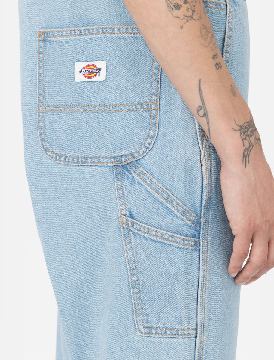 Classic Denim Bib W - Vintage Blue