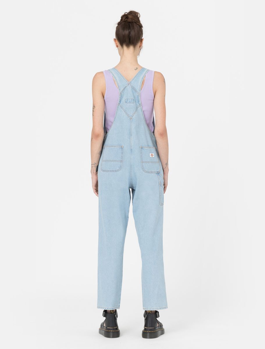 Classic Denim Bib W - Vintage Blue