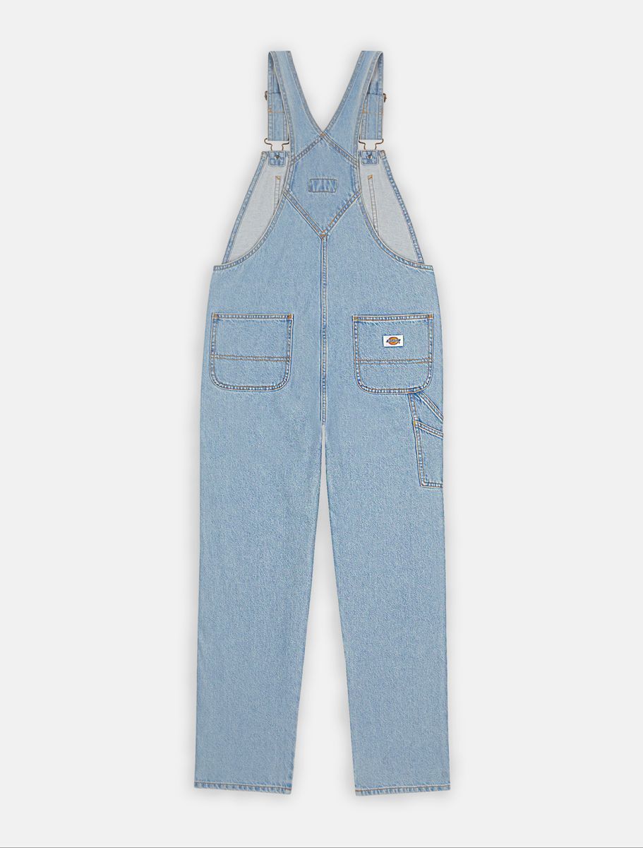 Classic Denim Bib W - Vintage Blue