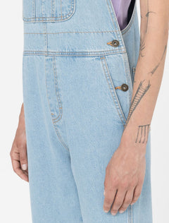 Classic Denim Bib W - Vintage Blue