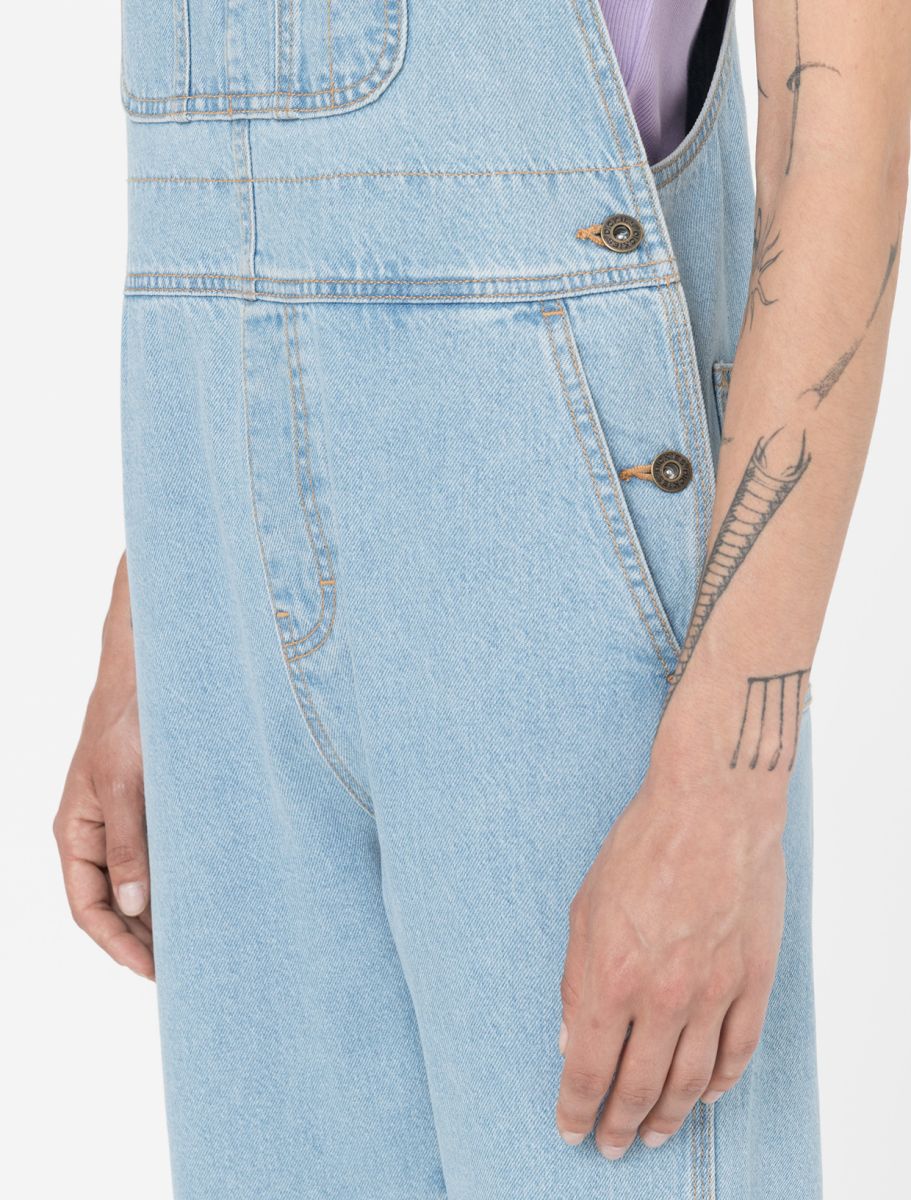 Classic Denim Bib W - Vintage Blue