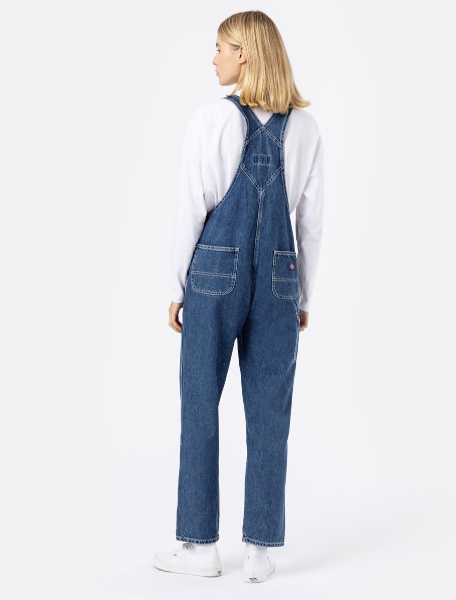 Classic Denim Bib W - Classic Blue