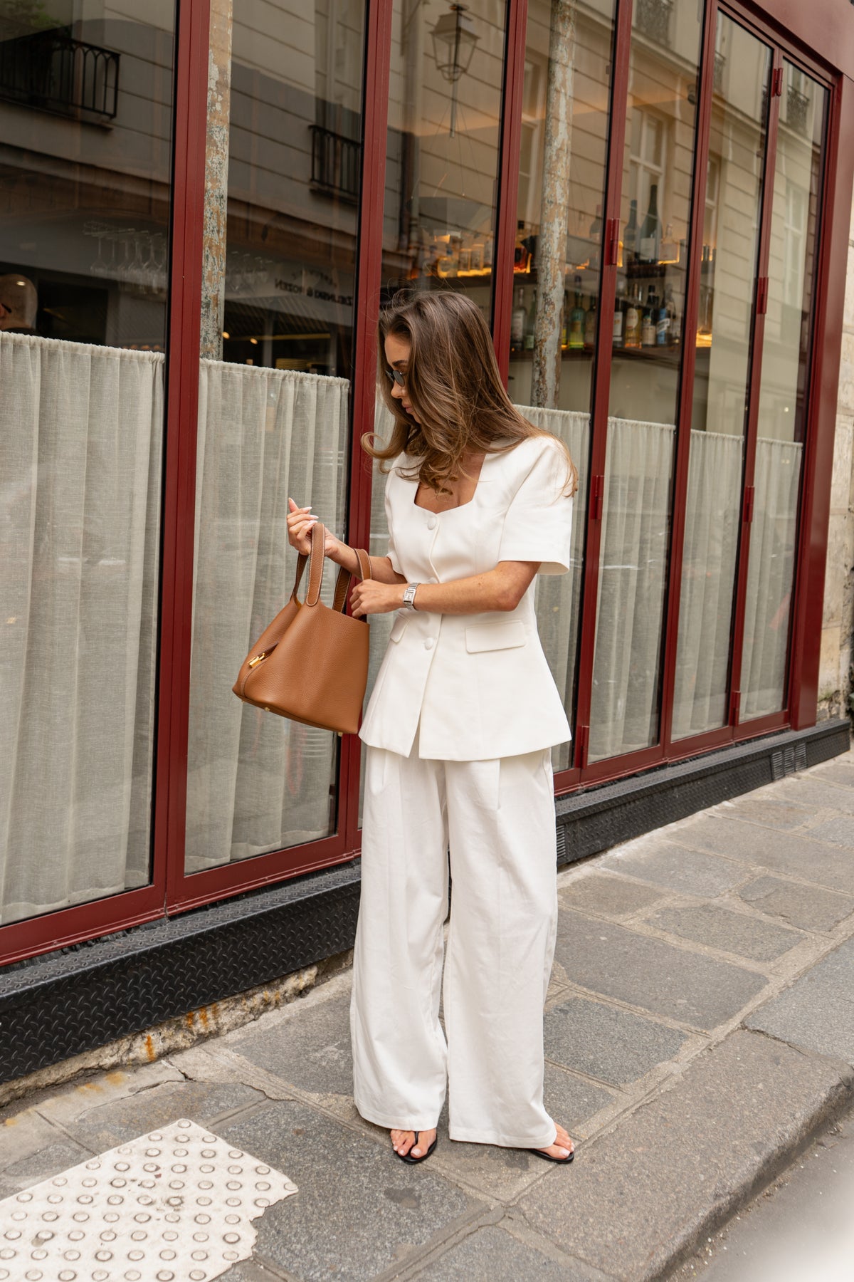 Eirin Linen Pants - Vit