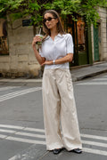 Eirin Linnebyxor - Beige