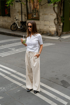 Eirin Linen Pants - Beige