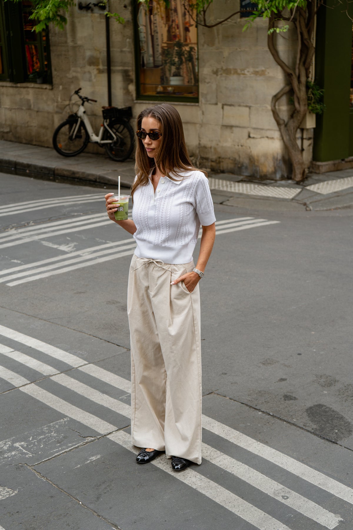 Eirin Linnebyxor - Beige