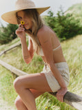 Zoe Linen Shorts - Natural